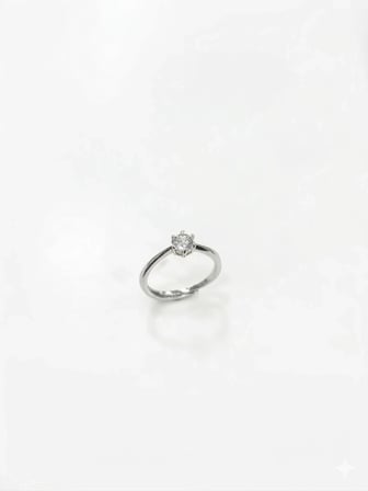 Ayarlanabilir Rodyum Zirkon Taşlı Pirinç Bijuteri Yüzük - Yz0212-1
