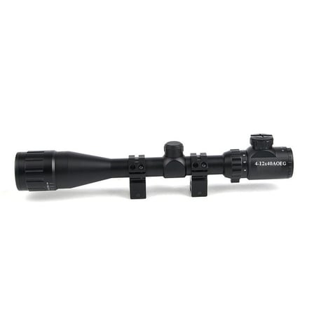 412x40 Aoeg  Dürbünü Mil Dot Kırmızı  Yeşil Lens Koruyucu