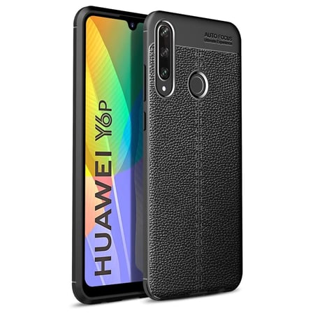 Huawei Y6p Kılıf Auto Focus Kapak - Siyah