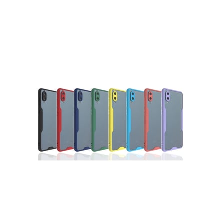 Samsung Galaxy A02 Kılıf Platin Silikon - Lila
