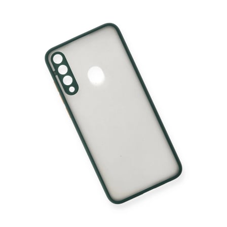 Huawei Y6p Kılıf Montreal Silikon Kapak - Yeşil