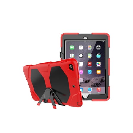 Apple İpad 5 Air 9.7 Kılıf Griffin Tablet Kapak - Kırmızı