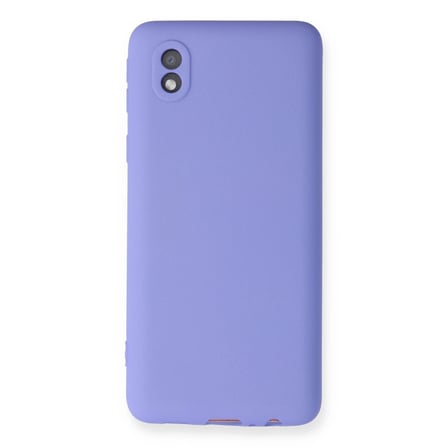 Samsung Galaxy A01 Core Kılıf First Silikon - Lila