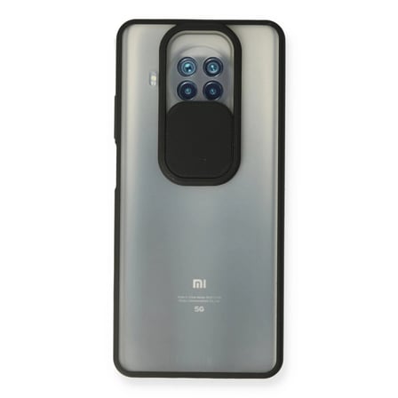 Xiaomi Mi 10t Lite Kılıf Palm Buzlu Kamera Sürgülü Silikon - Siyah