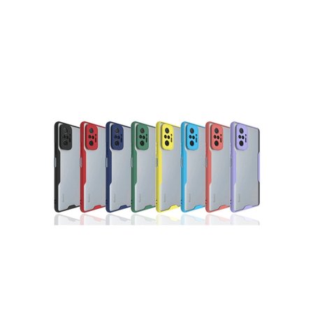 Xiaomi Redmi Note 10 Pro Kılıf Platin Silikon - Kırmızı