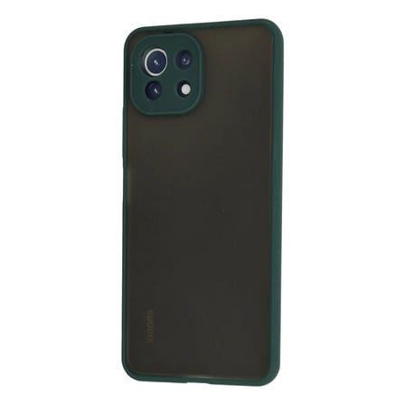Xiaomi Mi 11 Lite Kılıf Montreal Silikon Kapak - Yeşil