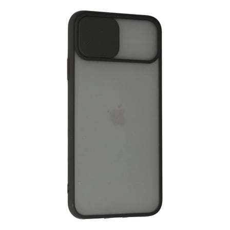 Apple İphone 11 Pro Kılıf Palm Buzlu Kamera Sürgülü Silikon - Siyah
