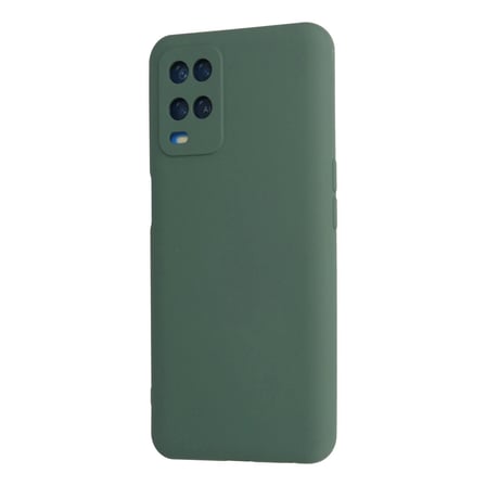 Oppo A54 4g Kılıf Nano İçi Kadife Silikon - Koyu Yeşil