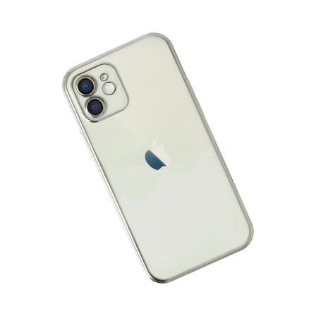 Apple İphone 11 Kılıf Razer Lensli Silikon - Gümüş