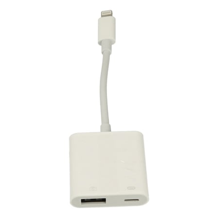 Apr22 Iphone Otg 2in1 - Beyaz