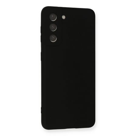 Samsung Galaxy S21 Fe Kılıf Nano İçi Kadife Silikon - Siyah