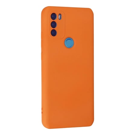 General Mobile Gm 21 Plus Kılıf Nano İçi Kadife Silikon - Turuncu