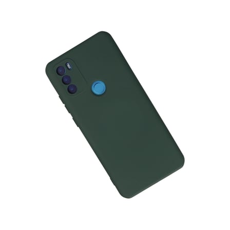 General Mobile Gm 21 Plus Kılıf Nano İçi Kadife Silikon - Koyu Yeşil
