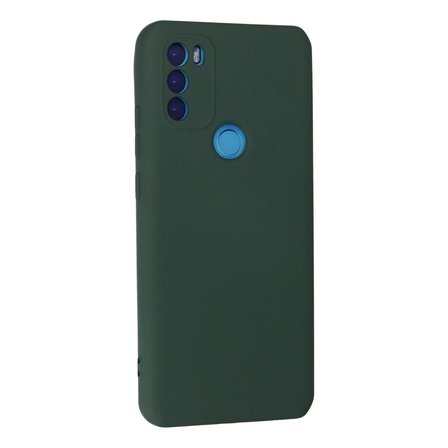 General Mobile Gm 21 Plus Kılıf Nano İçi Kadife Silikon - Koyu Yeşil