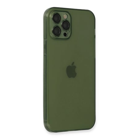 Apple İphone 12 Pro Kılıf Fly Lens Silikon - Yeşil