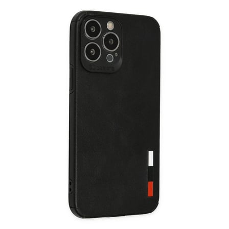 Apple İphone 13 Pro Max Kılıf Loop Deri Silikon - Siyah