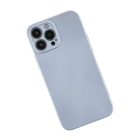 Apple İphone 13 Pro Max Kılıf Nano İçi Kadife Silikon - Sky Blue