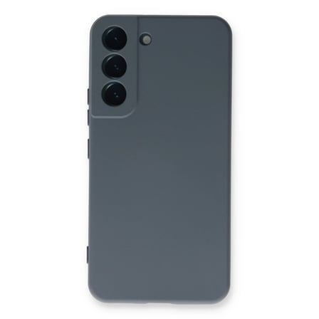 Samsung Galaxy S22 Plus Kılıf Nano İçi Kadife Silikon - Gri