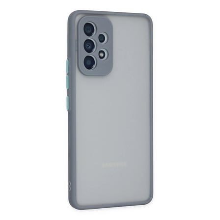 Samsung Galaxy A53 5g Kılıf Montreal Silikon Kapak - Gri