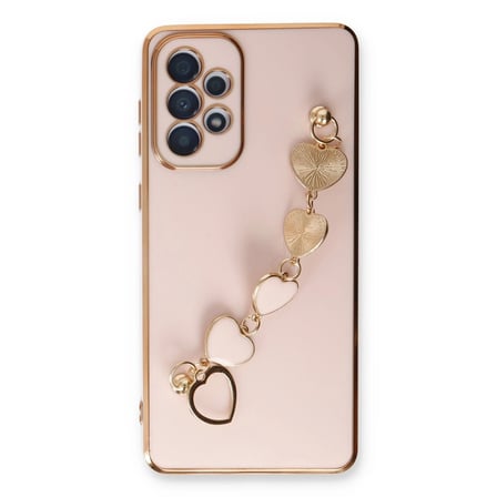 Samsung Galaxy A33 5g Kılıf Esila Silikon - Pudra