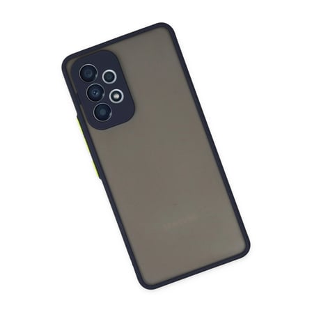 Samsung Uyumlu Galaxy A73 5g Kılıf Montreal Silikon Kapak - Lacivert