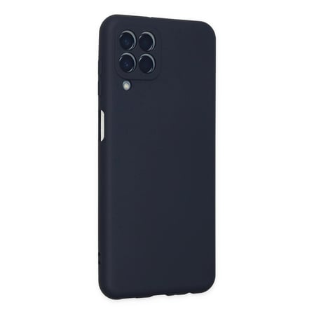Samsung Uyumlu Galaxy M33 Kılıf Nano İçi Kadife Silikon - Lacivert