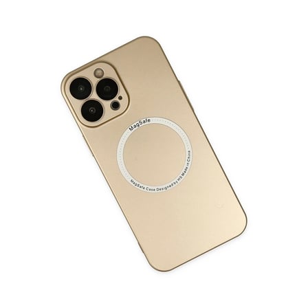 Apple İphone 13 Pro Kılıf Jack Magneticsafe Lens Silikon - Gold