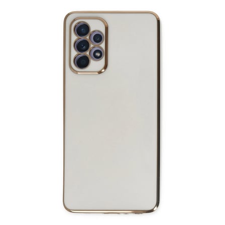 Samsung Galaxy A52 Kılıf Volet Silikon - Beyaz