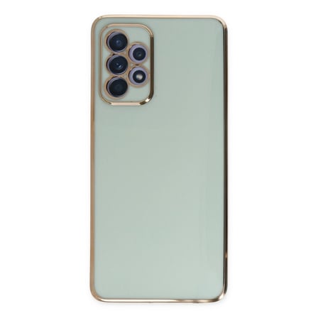 Samsung Galaxy A52 Kılıf Volet Silikon - Açık Yeşil