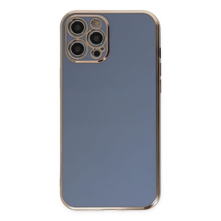 Apple İphone 12 Pro Max Kılıf Volet Silikon - Mavi