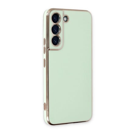 Samsung Galaxy S22 Plus Kılıf Volet Silikon - Açık Yeşil