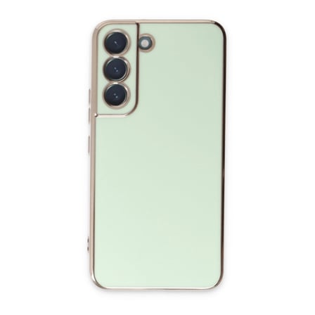 Samsung Galaxy S22 Plus Kılıf Volet Silikon - Açık Yeşil