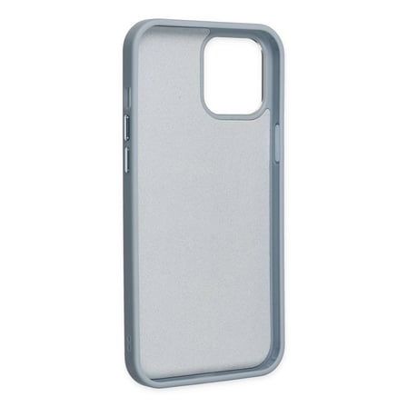 Apple İphone 12 Pro Max Kılıf Asya Deri Silikon - Sierra Blue