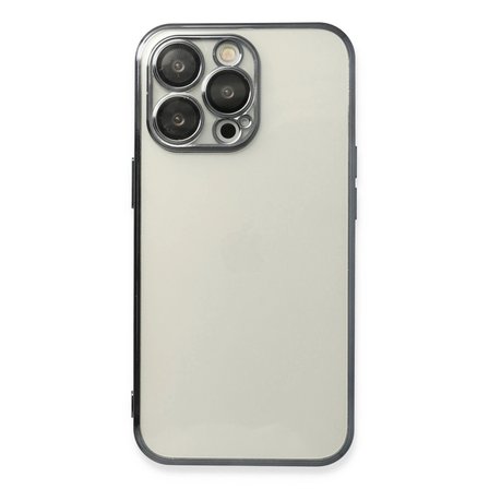 Apple İphone 14 Pro Kılıf Razer Lensli Silikon - Siyah