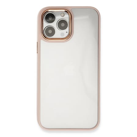 Apple İphone 14 Pro Max Kılıf Dora Kapak - Pudra