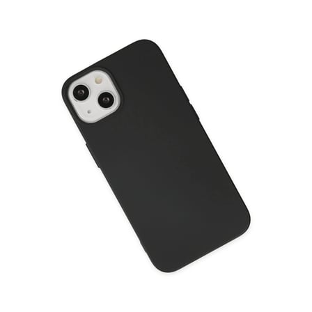 Apple İphone 14 Plus Kılıf Nano İçi Kadife Silikon - Siyah