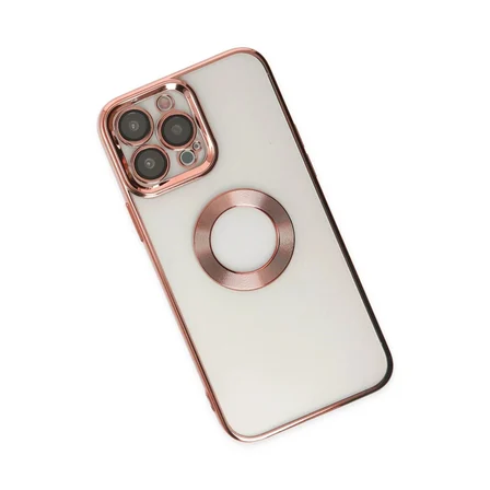 Apple İphone 14 Pro Kılıf Slot Silikon - Rose Gold