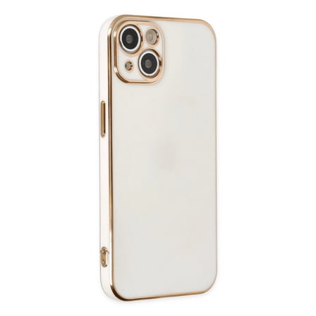 Apple İphone 14 Plus Kılıf Volet Silikon - Beyaz