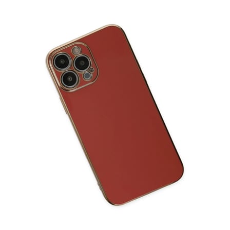 Apple İphone 14 Pro Max Kılıf Volet Silikon - Kırmızı