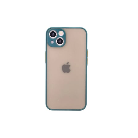 Apple İphone 14 Kılıf Montreal Silikon Kapak - Yeşil