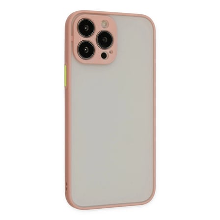 Apple İphone 14 Pro Kılıf Montreal Silikon Kapak - Pembe
