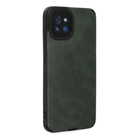 Samsung Galaxy A03 Kılıf Loop Deri Silikon - Yeşil