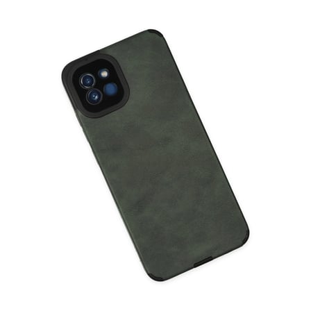 Samsung Galaxy A03 Kılıf Loop Deri Silikon - Yeşil