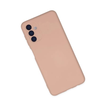 Samsung Uyumlu Galaxy A04s Kılıf Nano İçi Kadife Silikon - Pudra