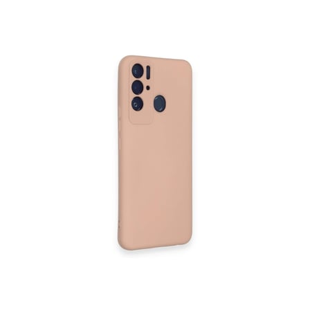 Tecno Pova Neo Kılıf Nano İçi Kadife Silikon - Pudra