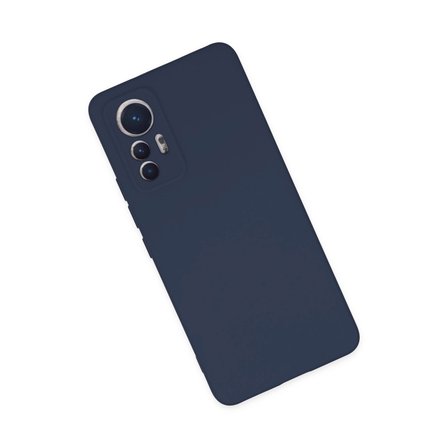 Xiaomi Mi 12 Lite Kılıf Nano İçi Kadife Silikon - Lacivert