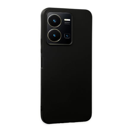 Vivo Y35 Kılıf First Silikon - Siyah