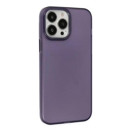 Apple İphone 14 Pro Max Kılıf Modos Metal Kapak - Mor