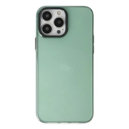 Apple İphone 13 Pro Kılıf Anka Pc Sert Metal Kapak - Yeşil