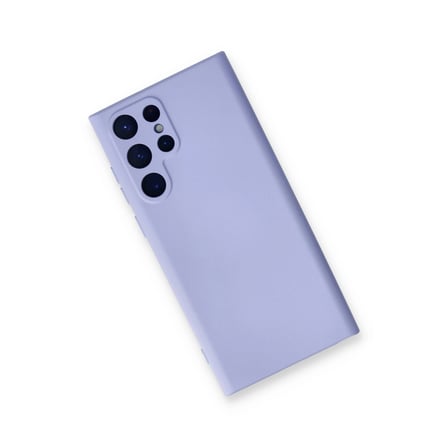 Samsung Galaxy S23 Ultra Kılıf Nano İçi Kadife Silikon - Lila